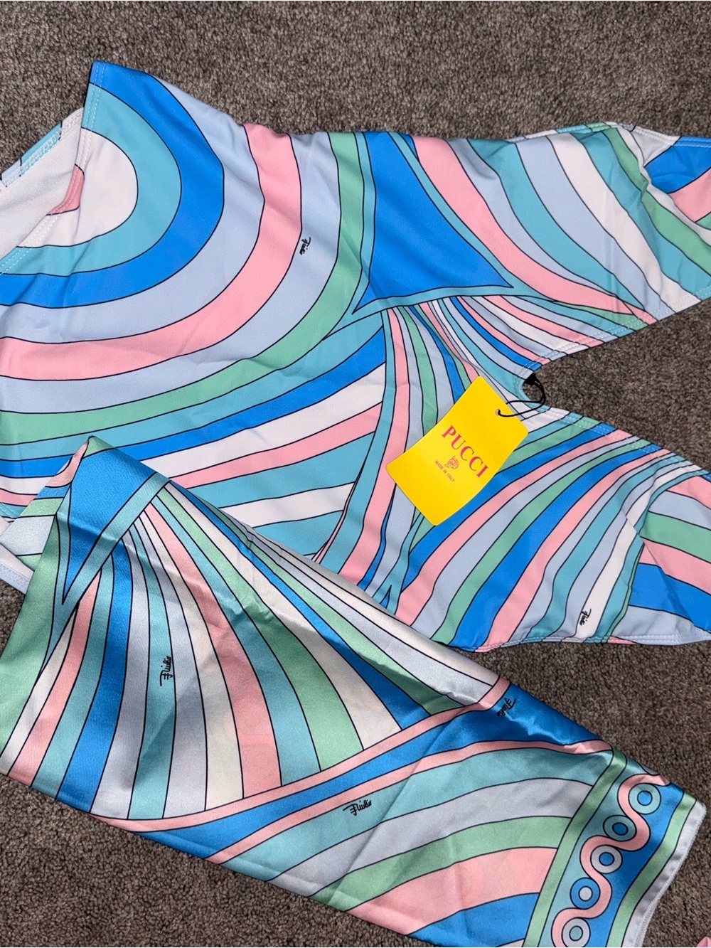 Pastel Multi-Stripe One-Piece Swimsuit